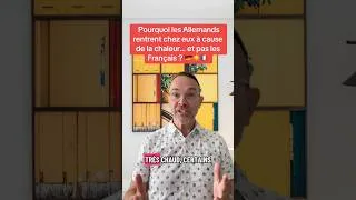 Miniature : ☀️Hitzefrei: pourquoi les Allemands 🇩🇪rentrent chez eux à cause de la chaleur et pas les Français?