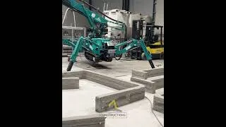 Miniature : We 3D Printed This Floating Concrete Staircase! 🚀 (Future of Tech) #3dconcreteprinting