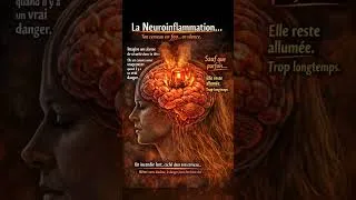 Miniature : Ton cerveau “brûle” en silence ? (neuroinflammation)#shorts