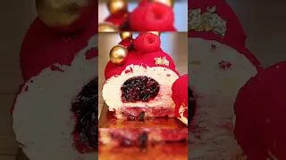 Miniature : Bûche Vanille Framboise ✨ Fondante et Facile ! #christmas #recette #bûchedenoël