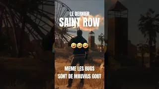 Miniature : Le dernier SAINT ROW, même les BUGS sont de MAUVAIS goût 😅 #saintrow #bug