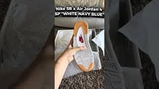 Miniature : COP or PASS / Nike SB x Air Jordan 4 SP WHITE NAVY BLUE