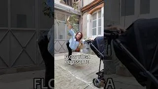 Miniature : Flow Yoga avec ta poussette … ça marche avec une chaise à roulettes ! #yogaflow #5minyoga