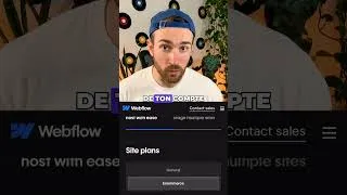 Miniature : Comment choisir son plan sur Webflow ? 💸 #webflow #astuce