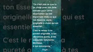 Miniature : Ta pureté originelle attend ta reconnexion #énergie #bien-être