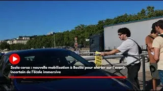 Miniature : Scola corsa : nouvelle mobilisation à Bastia pour alerter sur l'avenir incertain de l'école imm...