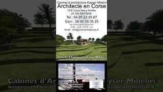 Miniature : Maison écologique en Corse : bois, terre et pierre naturelle