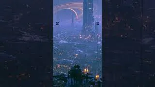 Miniature : Dinner Above an Alien Megacity #ambientmusic #spacemusic #cosmed #spaceambient #music #ambientchill