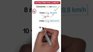 Miniature : Convertir sans calculatrice pour le Brevet ! #brevet