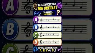 Miniature : quiz oreille 17, Tu crois entendre la bonne note… puis ton cerveau hésite 😵‍💫 #musicquiz #piano