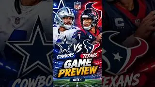 Miniature : Cowboys vs Texans Game Preview | 2026 NFL Week 4