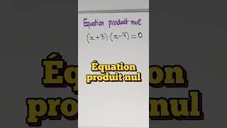 Miniature : Équation Produit Nul ✏️