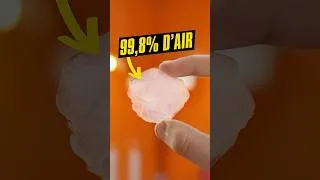 Miniature : LA MATIÈRE LA PLUS LÉGÈRE DU MONDE ! (99,8% d’air) Aérogel #shorts #science #experience