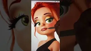 Miniature : Jessie Toy Story Glowup modern #disney #glowup #art #transformation #toystory