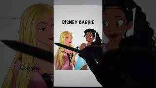 Miniature : Glowup Disney Baddie #disney #glowup #art #transformation #drawing