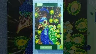 Miniature : 💎 DIY Diamond Painting PAON - Toile de 30 cm ACTION ! 🦚 #diamondpainting #paon #diamant #peacock