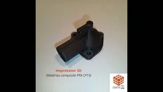 Miniature : Fabrication d'une pièce technique en impression 3D : Du fichier CAO à la pièce finie | Créative 3D
