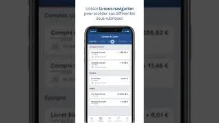 Miniature : Banque au quotidien : APPLI MOBILE-Navigation