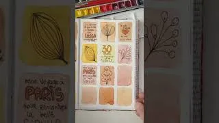 Miniature : 🌈L'aquarelle dans mon carnet d'automne