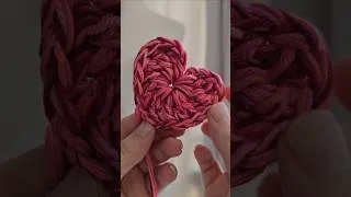 Miniature : Coeur au crochet ❤️ Crochet heart #crochet #tutorial #crocheting