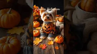 Miniature : Joyeux Halloween 🎃 #tricot #chiens #halloween