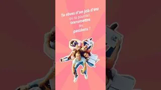 Miniature : Tu rêves d'un job où tu pourrais transmettre tes passions ? - BAFA