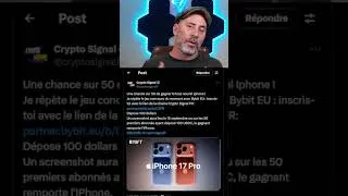 Miniature : Un iphone 17 Pro à gagner avec Crypto Signal et  Bybit Europe