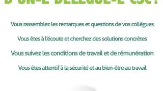 Miniature : Devenir délégué-e CSC: une tâche passionnante, diversifiée et gratifiante