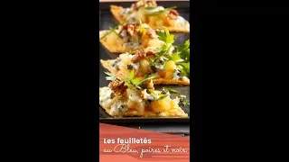 Miniature : La recette des feuilletés au Bleu, poires et noix