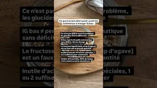 Miniature : Tu manges IG bas sans résultats ? ⬇️ Au début, on se concentre souvent sur les mauvaises choses