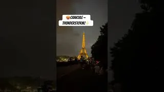 Miniature : Thunderstorm in Paris During Canicule 🌩️ | What a Beauty!