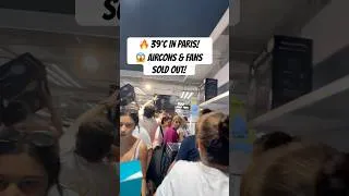 Miniature : Chaos in Paris After 2 Days of 39°C Heatwave | Air Conditioners & Electric Fans Sold Out! 🔥🥵