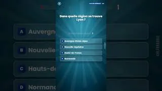Miniature : Régions françaises : tu les connais ?