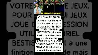 Miniature : QUI CHOISIR PARMI LES LÉGENDES . GABRIEL  BESTISTUTA ou OWEN