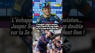 Miniature : Un final complètement fou sur cette 3e étape du Giro Next Gen, avec le coup double de Jasper Schoofs
