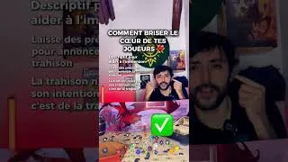 Miniature : 💡 Arrêtez les trahisons « gratuites », créez des tragédies #dnd #jdr #jeuderole