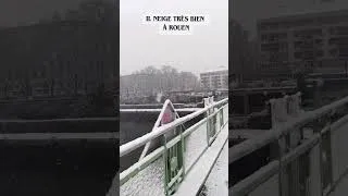 Miniature : Quand la neige est arrivée à Rouen #hiver #neige #rouen #balades