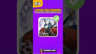 Miniature : Guess the Character by their Skill - Are you a TRUE traveler? 💫 🌀 #quizz #genshinimpact