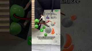 Miniature : L’orientation du bassin en escalade ✌️ #bouldering #escalade #climbing #bloc #grimpe