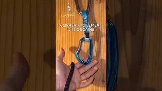 Miniature : Clipper facilement une dégaine ⚡️#climbing #escalade #leadclimbing #voie #rockclimbing