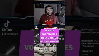 Miniature : ⭐️ Dites « MOI » et je note vos reseaux ✅ 💬 #instagram #tiktok #youtubeshorts #twitch #reddit