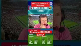 Miniature : RÉACTION ATLETICO 1-2 BARCELONE ! #atleticobarcelone
