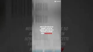 Miniature : Merci à tous ❤️❤️❤️❤️❤️❤️ #edit#mercibeaucoup#50subscribe