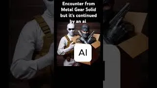 Miniature : Encounter from Metal Gear Solid but it's continued by an ai #metalgearsolid #gaming #ai #encounter