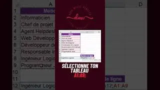 Miniature : Fonction EQUIV dans Excel : Rapidité et Efficacité ! #excel #datamagicvanessa #exceltips