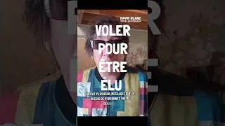Miniature : Il faut voler pour être élu #davidblanc #marine #lepen #marinelepen #détournementdefonds #elections