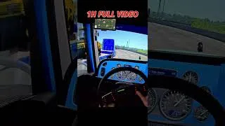 Miniature : New X15 Straight Pipe engine mod🔥 | 4K | American Truck Simulator