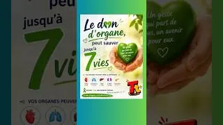 Miniature : Le don d'organe peut sauver jusqu'à 7 vies #pourtoi #citation #psychologie #motivation #fyp #amor