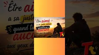 Miniature : Être aimé a sa juste valeur, quand tu en as aucune aux yeux des autres #citationdujour #pourtoi #fyp