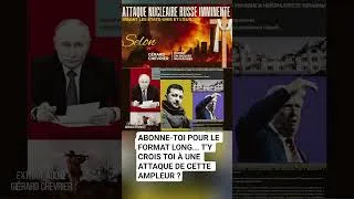 Miniature : UN EXPERT ALERTE SUR UNE ATTAQUE NUCLÉAIRE RUSSE #russie #poutine #guerrenucléaire